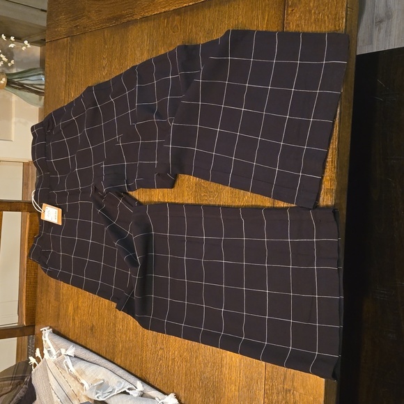 NWT Marine Layer The Tencel Allison Trouser Windowpane - Picture 2 of 8